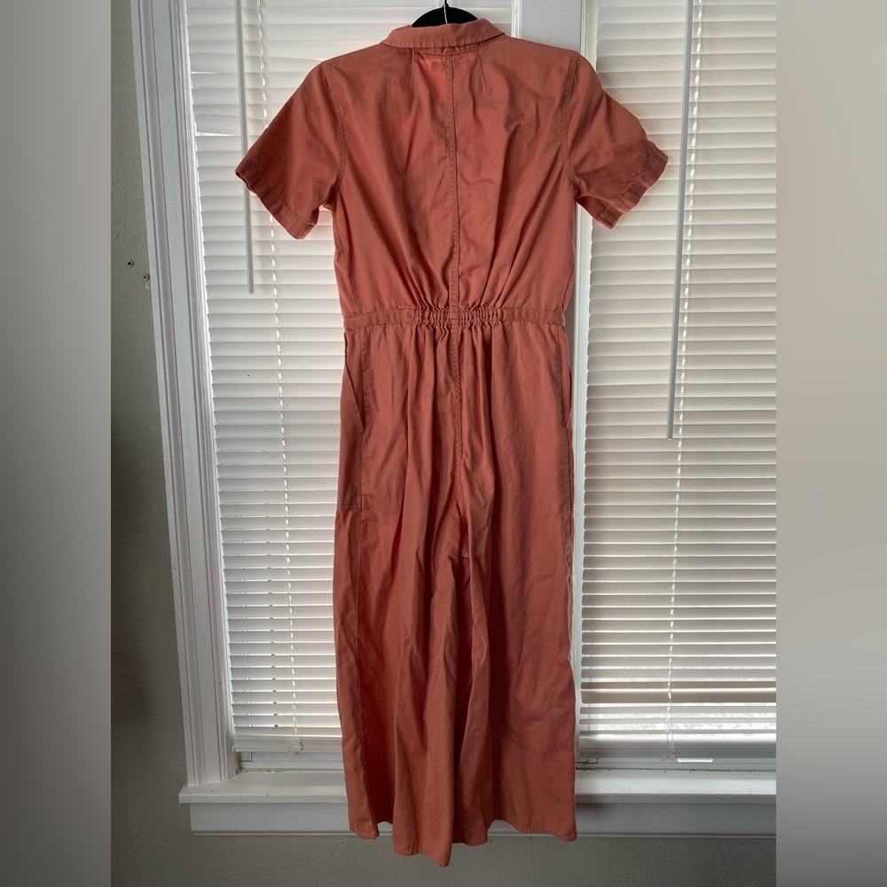 Madewell Wide-Leg Cropped Utility Jumpsuit Boho Casual Modern Streetwear Sz 2 - Picture 6 of 10